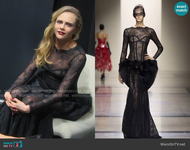 Cara's Georges Chakra Couture dress