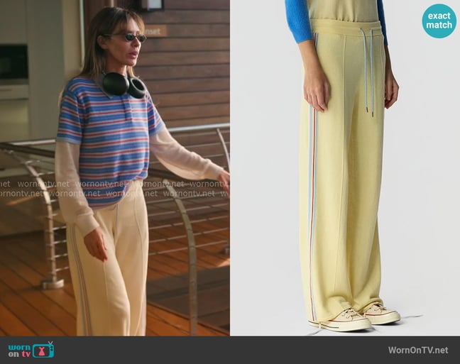Guest in Residence Striped Track Pants worn by Carole Radziwill on The Real Housewives of New York City Guest in Residence Striped Track Pants worn by Carole Radziwill on The Real Housewives of New York City