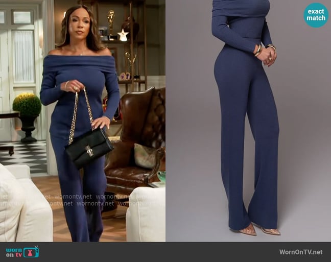JLuxLabel Knit Pants worn by Nicole Dupree Richardson (Daphnee Duplaix) on Beyond the Gates JLuxLabel Knit Pants worn by Nicole Dupree Richardson (Daphnee Duplaix) on Beyond the Gates