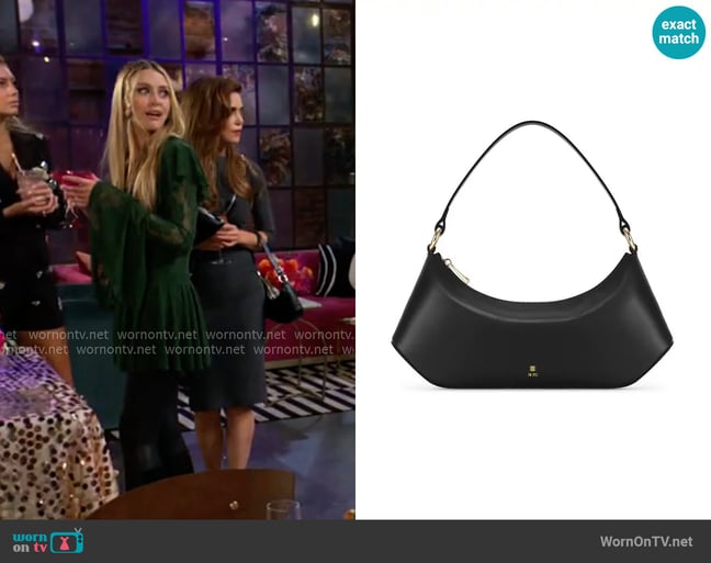 JW Pei Lily Bag in Black worn by Victoria Newman (Amelia Heinle) on The Young and the Restless JW Pei Lily Bag in Black worn by Victoria Newman (Amelia Heinle) on The Young and the Restless