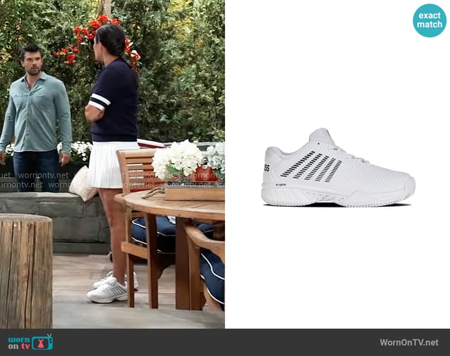 K-Swiss Hypercourt Express 2 Clay Shoes worn by Brook Lynn Quartermaine (Amanda Setton) on General Hospital