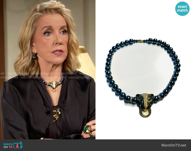 Nikki's Kenneth Jay Lane necklace
