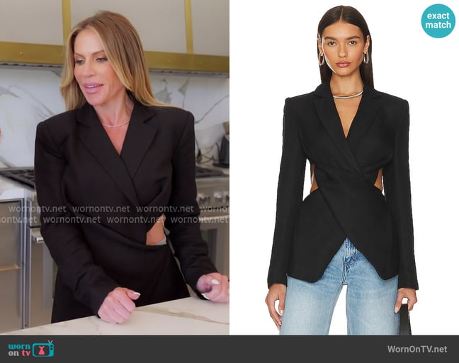 L'Academie Emmy Blazer worn by Jennifer Pedranti on The Real Housewives of Orange County