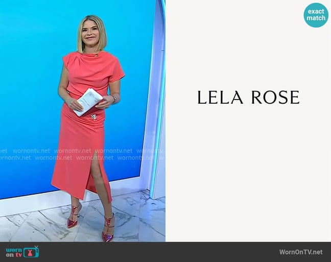 Lela Rose Spring Collection worn by Jenna Bush Hager on Today