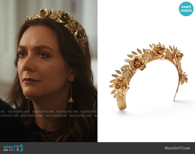 Lelet Ivy Crown worn by Mallory (Billie Lourd) on American Horror Story Lelet Ivy Crown worn by Mallory (Billie Lourd) on American Horror Story