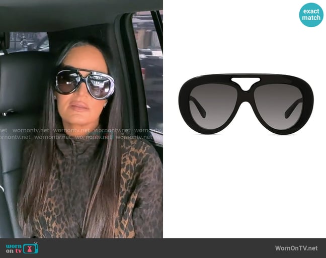 Loewe Lw40144U Sunglasses worn by Lisa Barlow on The Real Housewives of Salt Lake City Loewe Lw40144U Sunglasses worn by Lisa Barlow on The Real Housewives of Salt Lake City