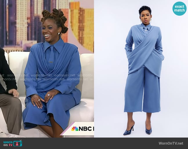 MSO Lagos Lapis Top worn by Teyonah Parris on Today MSO Lagos Lapis Top worn by Teyonah Parris on Today