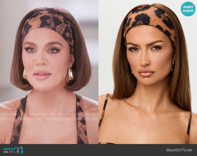 Naked Wardrobe Naked Headband worn by Khloe Kardashian (Khloe Kardashian) on The Kardashians Naked Wardrobe Naked Headband worn by Khloe Kardashian (Khloe Kardashian) on The Kardashians