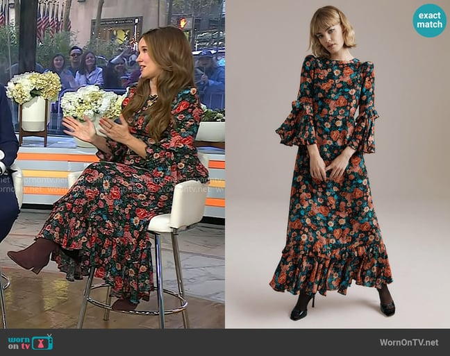 Queens of Archive Claudia Dress worn by Anna Camp on Today