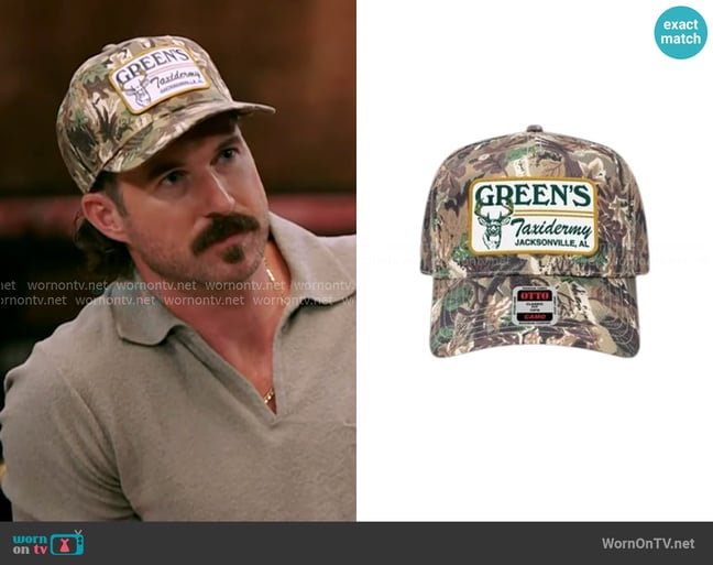 Riley Green Taxidermy Patch Hat worn by Riley Green on The Voice