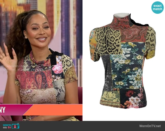 La La Anthony's Roberto Cavalli top
