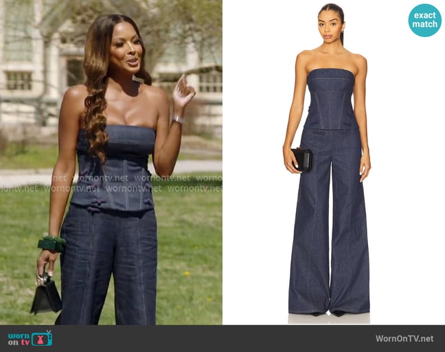 Sau Lee Brooklyn Corset Top worn by Stacey Rusch on The Real Housewives of Potomac Sau Lee Brooklyn Corset Top worn by Stacey Rusch on The Real Housewives of Potomac