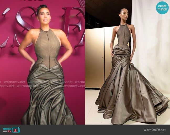 Kim's Schiaparelli dress