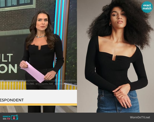 Lilia Luciano's Sezane top Lilia Luciano's Sezane top