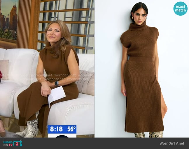 Splendid Marigold Sweater Dress worn by Lori Bergamotto on Good Morning America Splendid Marigold Sweater Dress worn by Lori Bergamotto on Good Morning America