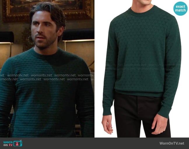 Chad's Ted Baker sweater
