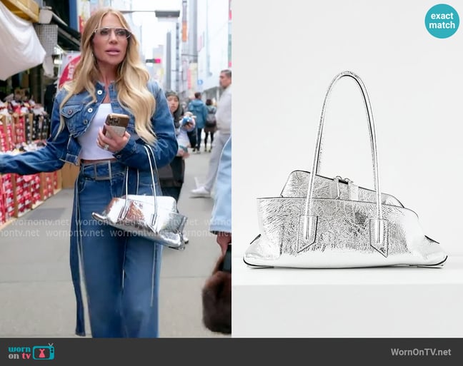 The Attico La Passeggiata Small Top Handle Bag worn by Jennifer Pedranti on The Real Housewives of Orange County The Attico La Passeggiata Small Top Handle Bag worn by Jennifer Pedranti on The Real Housewives of Orange County