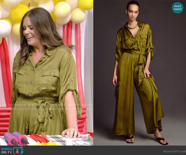 Monica Mangin's Anthropologie jumpsuit Monica Mangin's Anthropologie jumpsuit