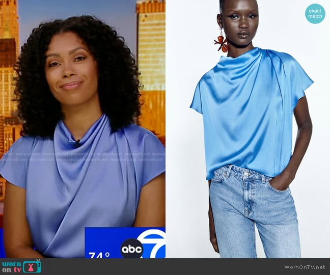 Shirleen Allicot's Zara top Shirleen Allicot's Zara top