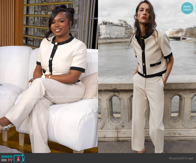 Shaina Rainford's Zara pants Shaina Rainford's Zara pants
