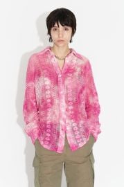 - 70s Line Shirt Tie Dye Cotton Crochet Our Legacy at Our Legacy