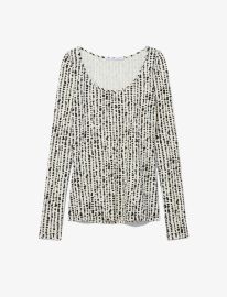  - Inky Dot Scoop Neck Top  Official Site at Proenza Schouler