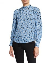 WornOnTV: Jenna’s blue floral blouse on Today | Jenna Bush Hager ...