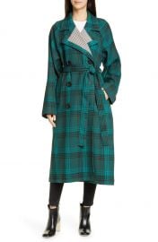 WornOnTV: Vanessa’s green plaid wrap coat on Dynasty | Jade Payton ...