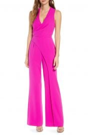 WornOnTV: Amy’s pink sleeveless wrap jumpsuit on Good Morning America ...