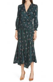 WornOnTV: Carissa’s green floral print dress on E! News Daily Pop ...