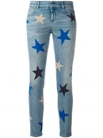 Stella McCartney Star print cropped jeans at Farfetch