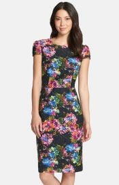  Floral Print Lace Sheath Dress by Betsey Johnson at Nordstrom