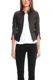  R13 Cafe Racer Leather Jacket  at Blue cream