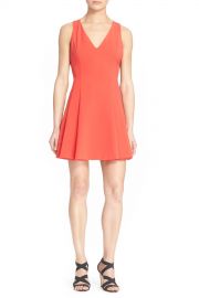 039 Elva  039  V-Neck Fit  amp  Flare Dress at Nordstrom Rack