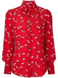 1 140 Miu Miu Cherry Print Shirt - Buy Online - Fast Delivery  Price  Photo at Farfetch