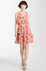 Lemon's red and white dress at Nordstrom