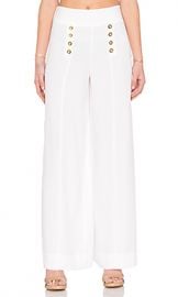 1 STATE Button Front Sailor Pant in Cloud at Revolve