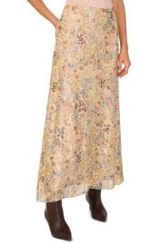 1.STATE Metallic Floral Maxi Skirt at Nordstrom