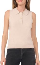 1 State Sleeveless Polo in Muted Taupe at Nordstrom Rack