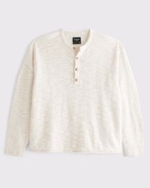100% Cotton Knit Henley at Abercrombie