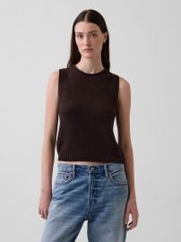 100% Cotton Sweater Vest at GAP