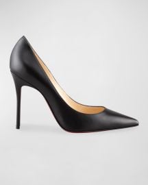 100mm Kate High-Heel Pumps, Black at Neiman Marcus