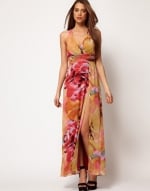 Floral maxi dress at Asos