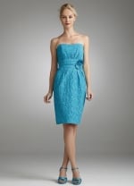 Strapless turquoise dress like Lemon's at Amazon