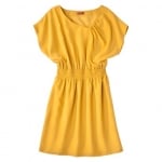 Yellow short sleeve dress at Target