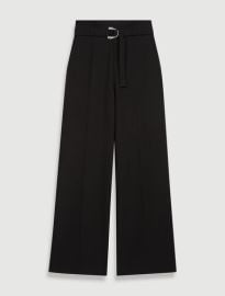 119PARC Wide leg pants with belt - Pants  Jeans - com at Maje