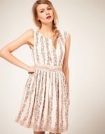 Floral lace dress at Asos