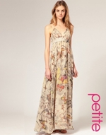 Butterfly print maxi dress at Asos