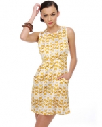 Butterfly print dress at Lulus