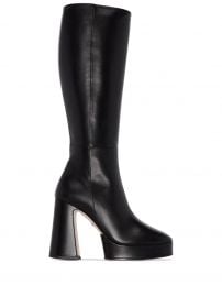 120mm platform boots at Farfetch